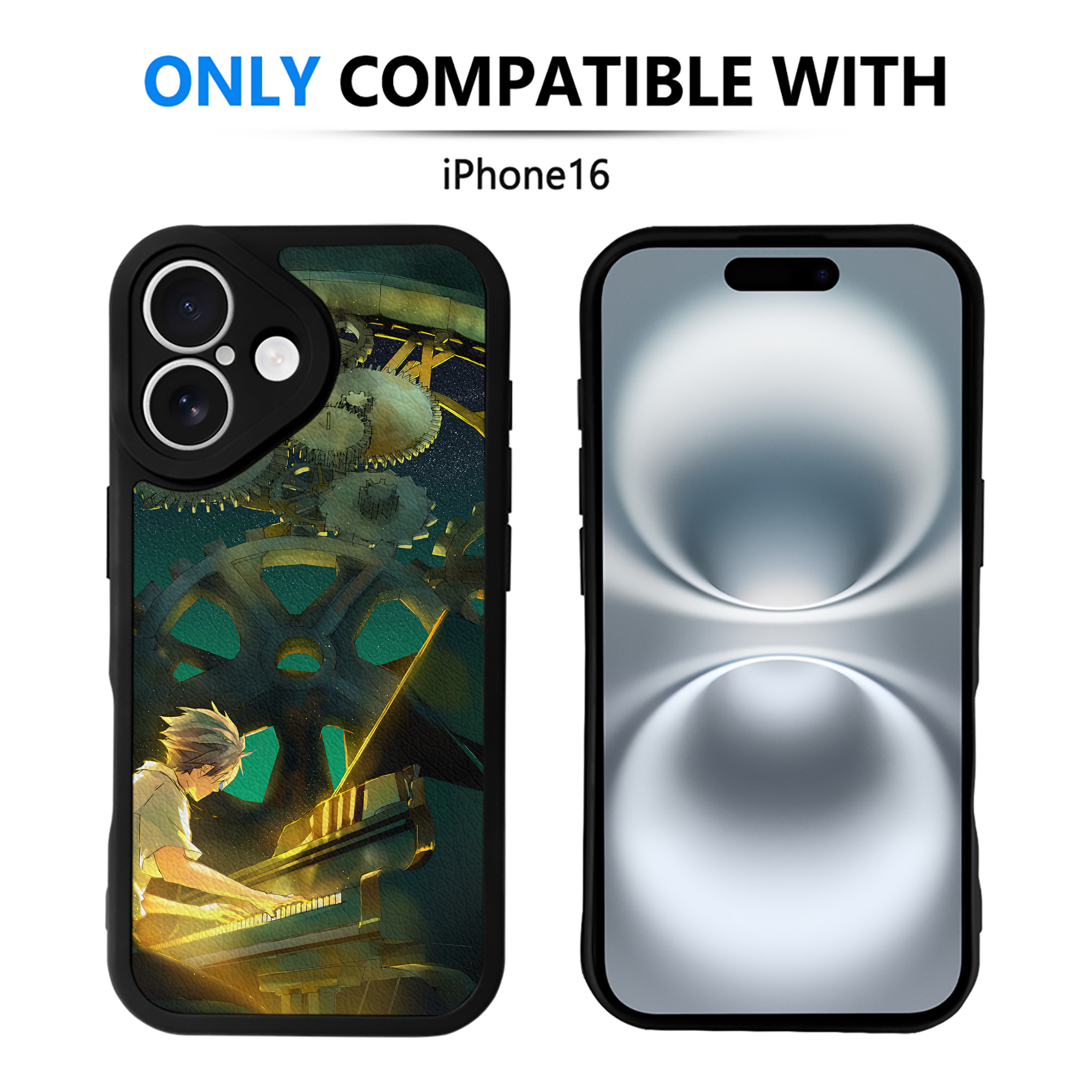 （画像用） EVA 新世紀エヴァンゲリオン 【iPhone 16シリーズ対応】シリコンスマホケース（レザー調） 材質：シリコン